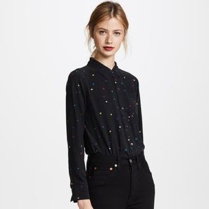 Rails Kate Rainbow Stars Silk Top